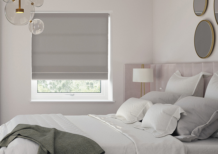 Luxe Velvet, Platinum - Roman Blind - Image 3